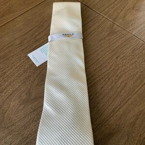 Eagle Cream Textured Men's Tie